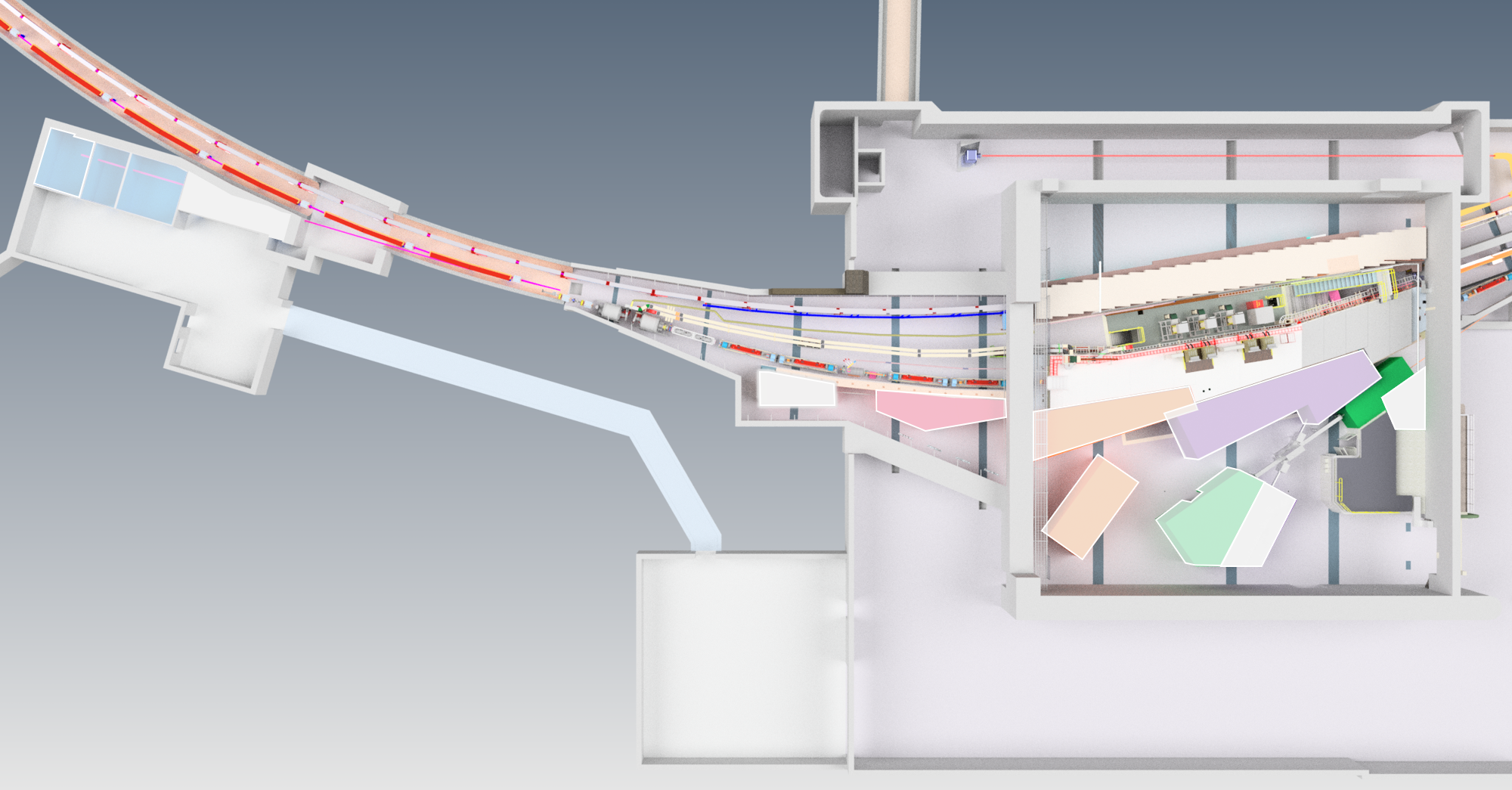 Map of CHESS beamlines