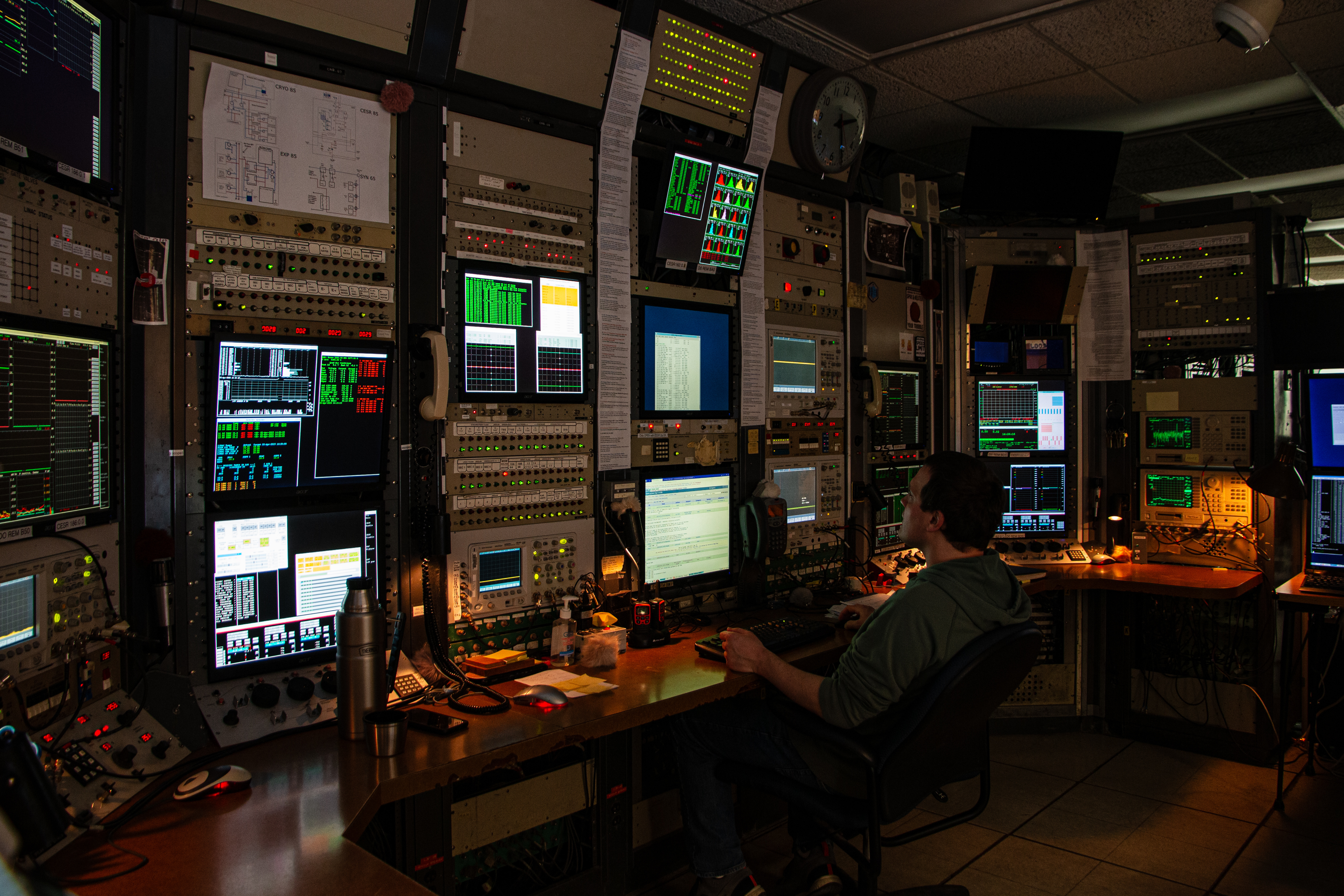 sitting in CESR ops. 