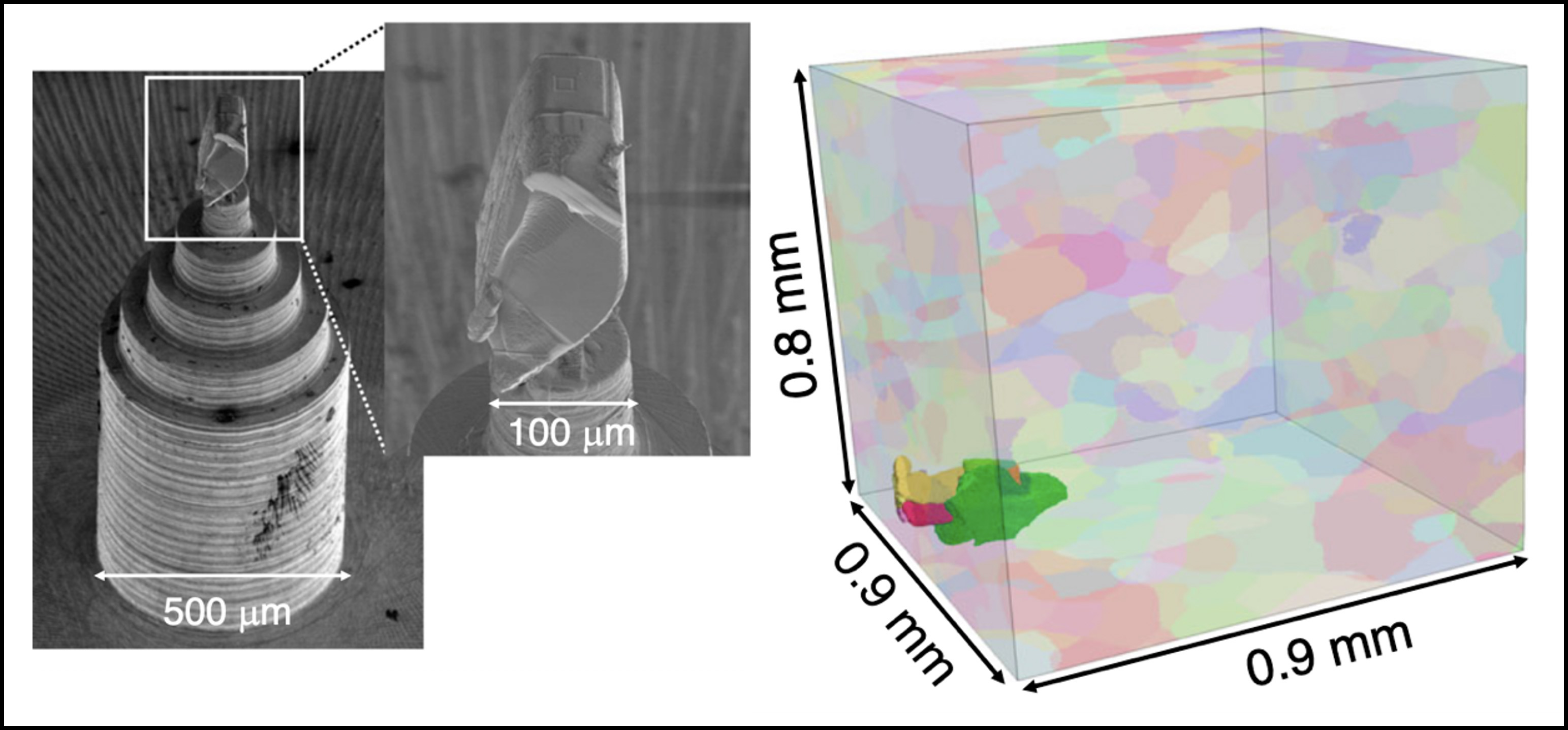 grains in the near-field HEDM