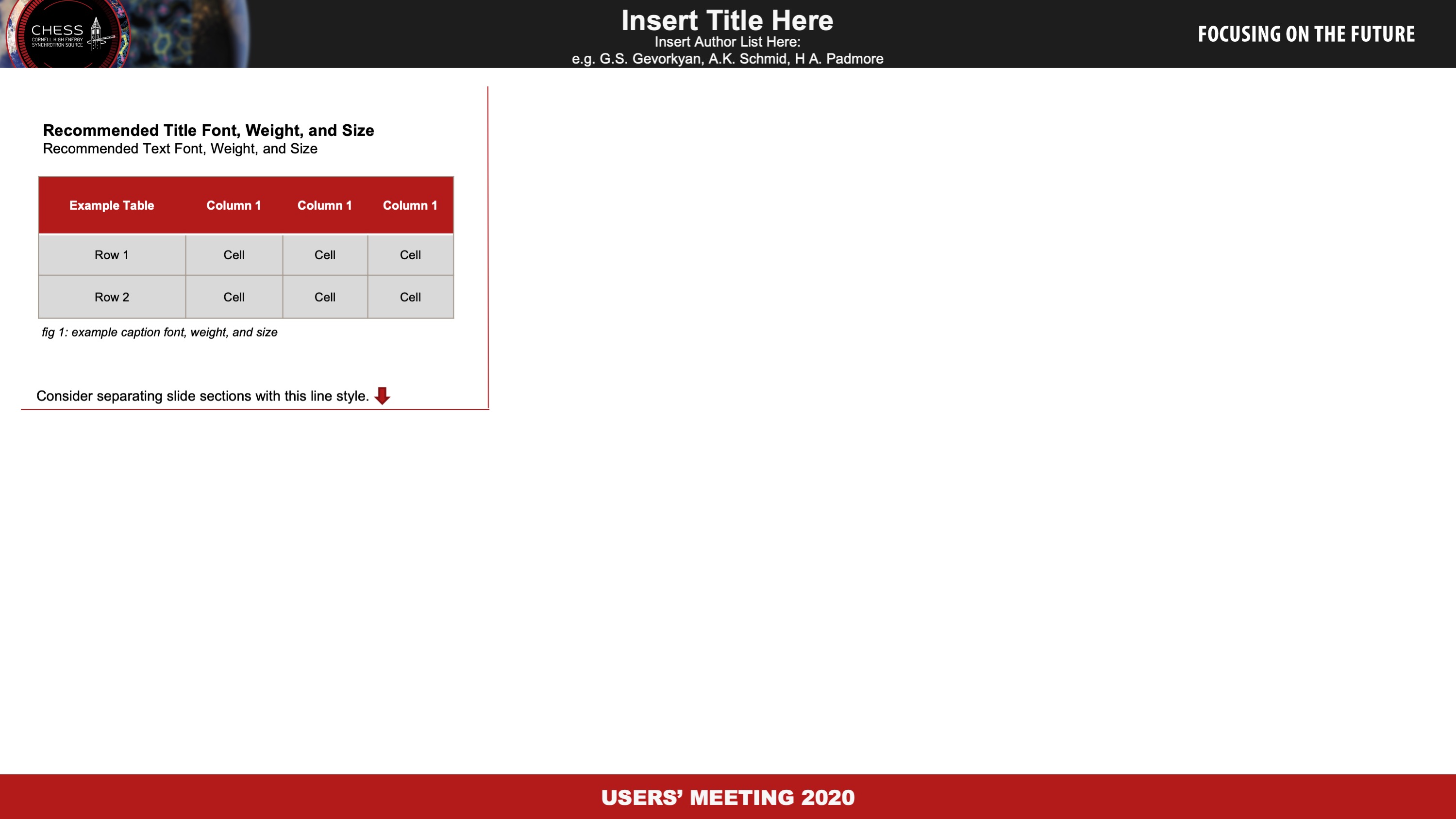 Users Meeting Poster Template for download