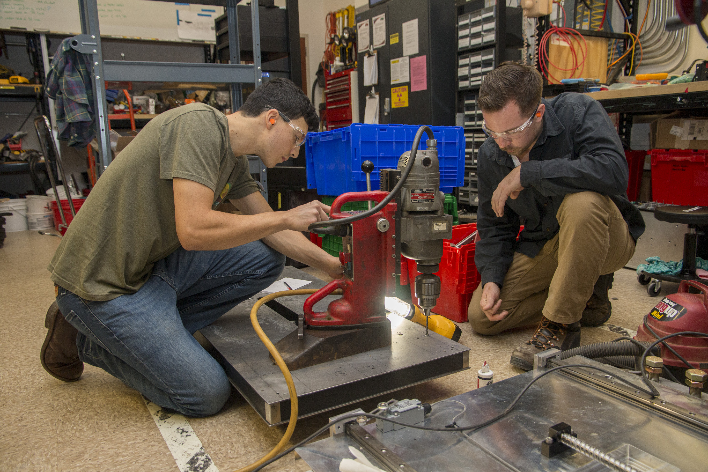 SUNY Delhi mechatronics students at CHESS