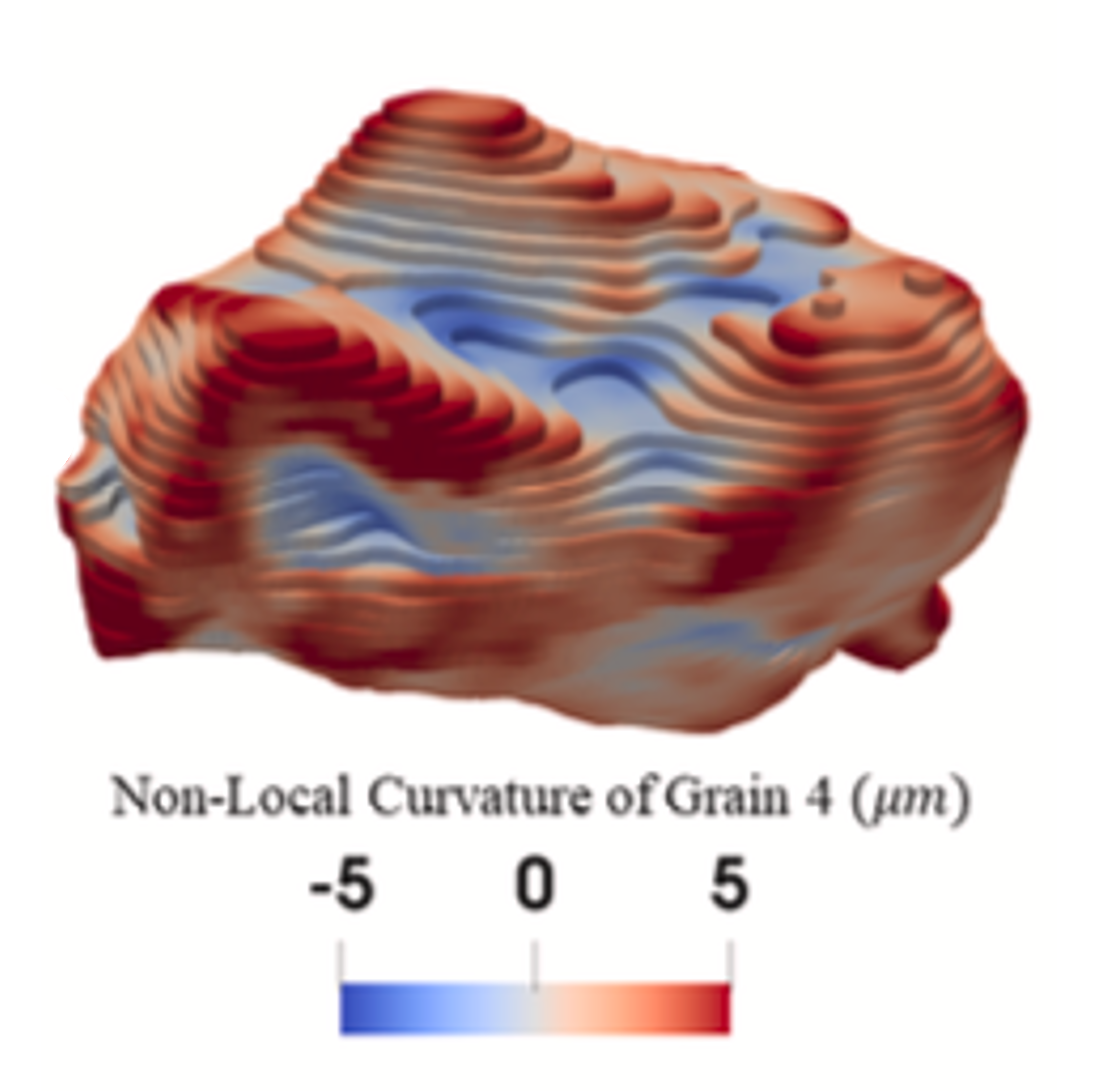 Image of an individual grain of metal.