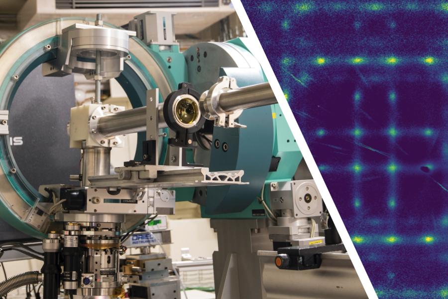 An image with the CHESS ID4B beamline and soft photon scattering