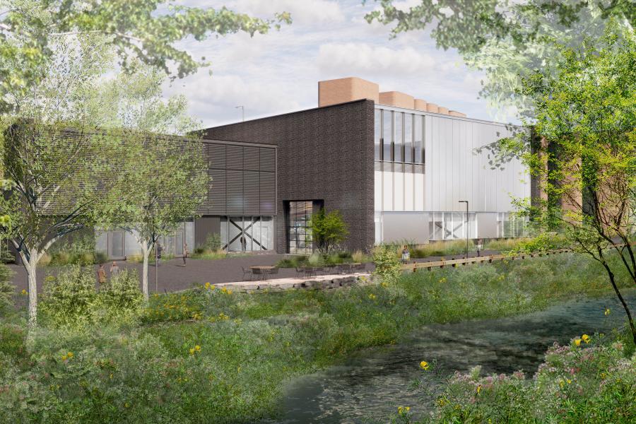 rendering of new building