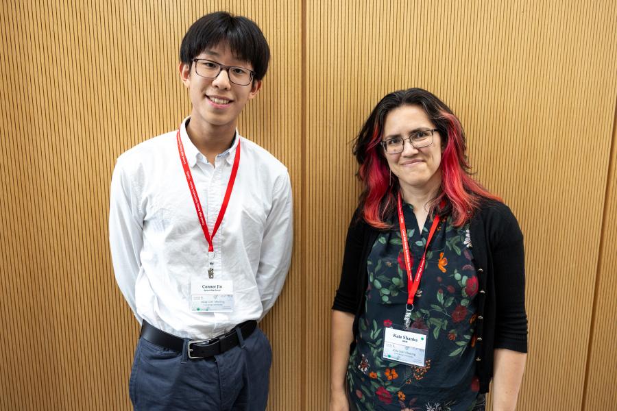Connor Jin and Kate Shanks