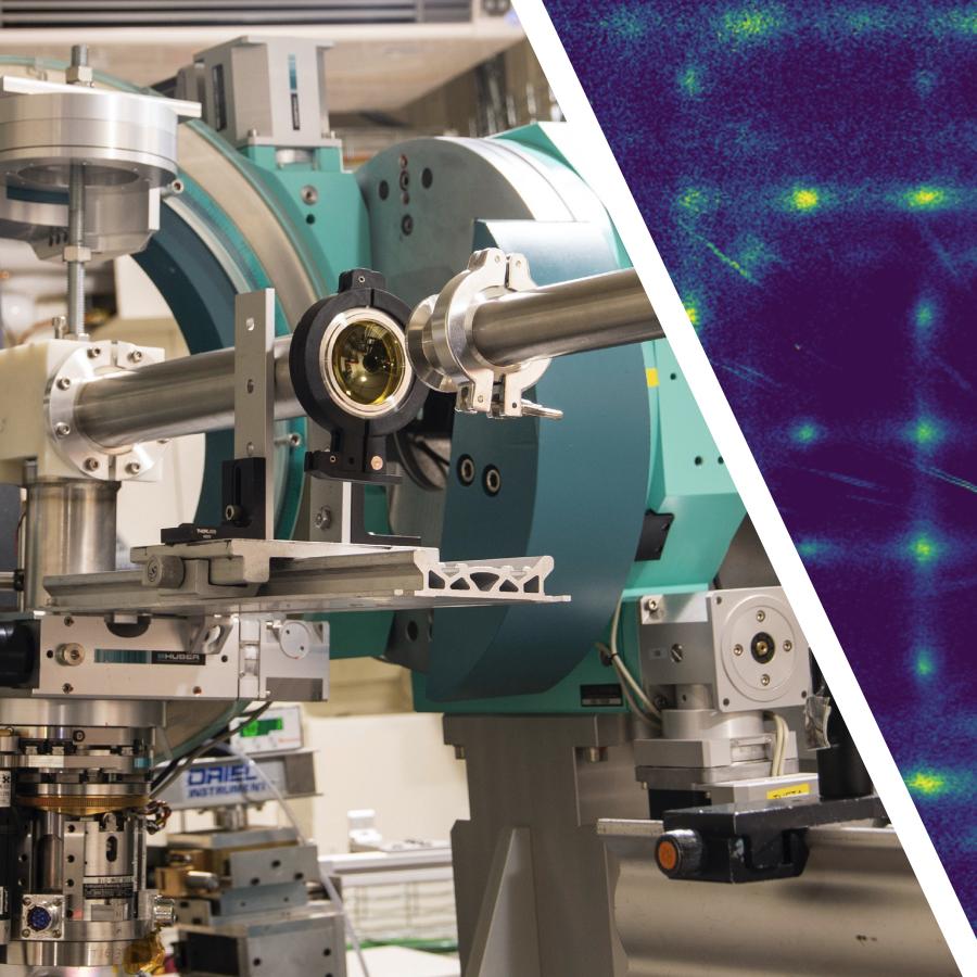 An image with the CHESS ID4B beamline and soft photon scattering