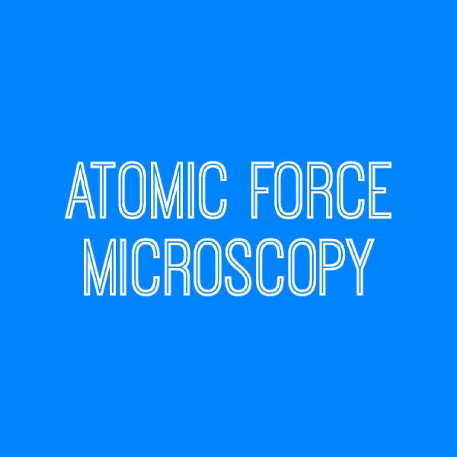 Atomic Force Microscopy title art