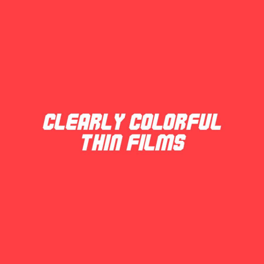 Clearly Colorful Thin Films