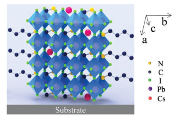 cesium-doped four-layer 2D perovskite