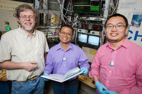 CHESS Users at beamline