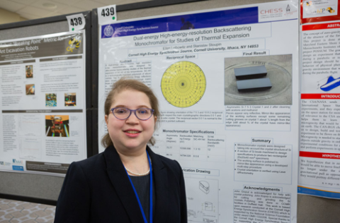 Ellen Presenting her Poster