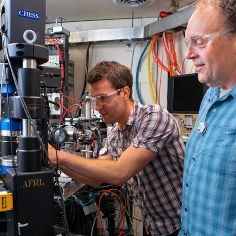 Stock photo of people operating a machine