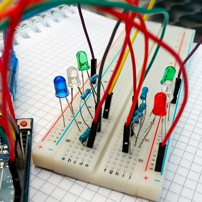 photo of a DIY circuit experiment