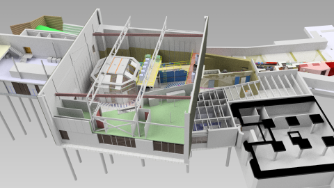 3D overview of HMF facility
