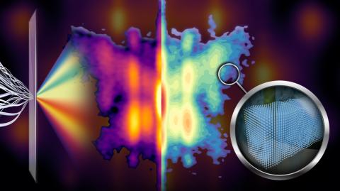 image showing an artistic rendering of diffraction