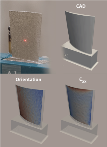 additive manufacturing samples mounted simultaneously 