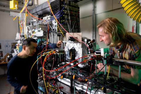 staff at the beamline