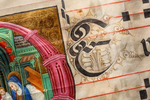 close up of artwork