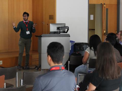 CHESS staff scientist presenting