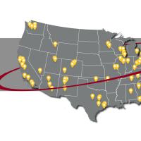 map of US