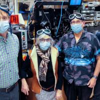 Image of a group of four researchers in a lab.