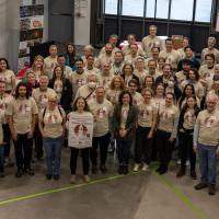 Open House volunteer group photo