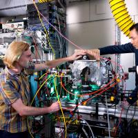 Staff scientists working in the Center for High-Energy X-ray Sciences (CHEXS) at CHESS.