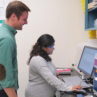 Patrick Dorion with Zeenia Dumasia