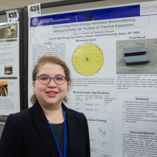 Ellen Presenting her Poster