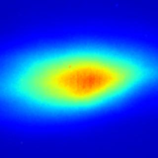 Profile of X-ray beam reflected from a CVD