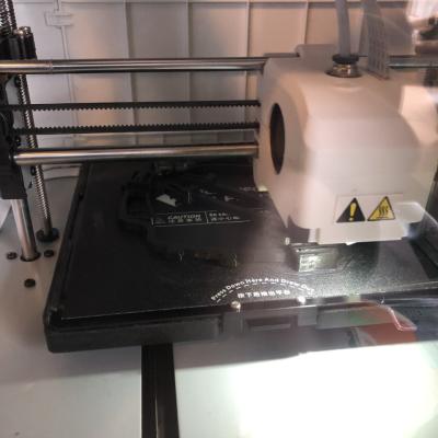 Carter Bagnell's 3D printer in action