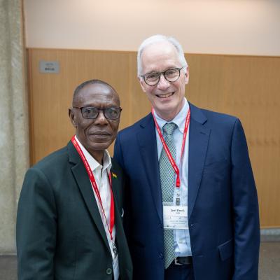 Joel with Director of African Lightsource